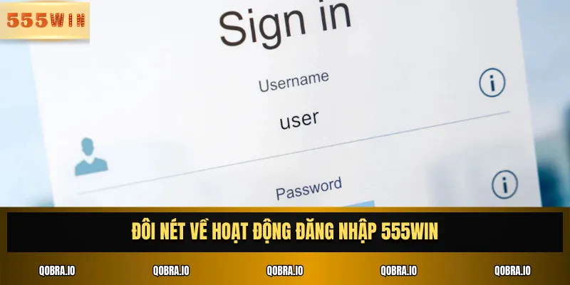 Đôi nét về hoạt động đăng nhập 555win
