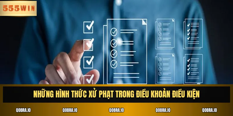 Những hình thức xử phạt trong Điều khoản điều kiện